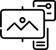 Digital transformation icon with copy space on white background concept as A illustration of a digital transformation icon with ample copy space on a whit vector