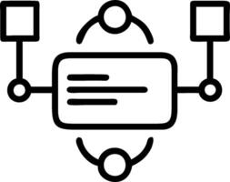 Digital transformation icon with copy space on white background concept as A illustration of a digital transformation icon with ample copy space on a whit vector