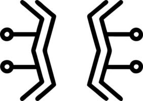 Digital transformation icon with copy space on white background concept as A illustration of a digital transformation icon with ample copy space on a whit vector