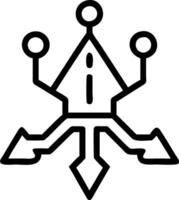 Digital transformation icon with copy space on white background concept as A illustration of a digital transformation icon with ample copy space on a whit vector