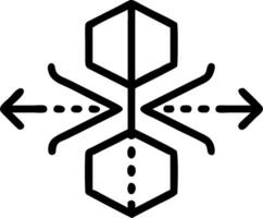 Digital transformation icon with copy space on white background concept as A illustration of a digital transformation icon with ample copy space on a whit vector