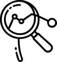 Doodle line icon of a briefcase concept as A simple doodle line icon of a briefcase representing business professionalism and organization ideal for business rel vector