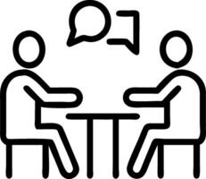 Doodle line icon of a briefcase concept as A simple doodle line icon of a briefcase representing business professionalism and organization ideal for business rel vector