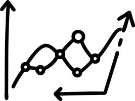 Doodle line icon of a briefcase concept as A simple doodle line icon of a briefcase representing business professionalism and organization ideal for business rel vector