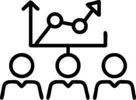 Doodle line icon of a briefcase concept as A simple doodle line icon of a briefcase representing business professionalism and organization ideal for business rel vector