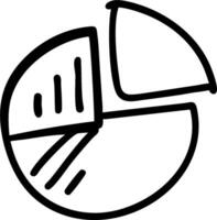 Doodle line icon of a briefcase concept as A simple doodle line icon of a briefcase representing business professionalism and organization ideal for business rel vector