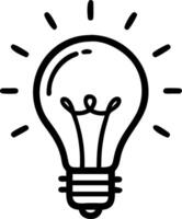 Doodle line icon of a briefcase concept as A simple doodle line icon of a briefcase representing business professionalism and organization ideal for business rel vector