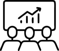 Doodle line icon of a briefcase concept as A simple doodle line icon of a briefcase representing business professionalism and organization ideal for business rel vector
