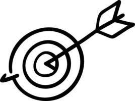 Doodle line icon of a briefcase concept as A simple doodle line icon of a briefcase representing business professionalism and organization ideal for business rel vector