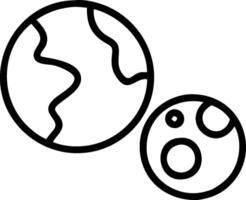 Earth and Moon concept as Earth and Moon with ample copy space representing the close relationship between our planet and its natural satellite. in Photo Stock C vector