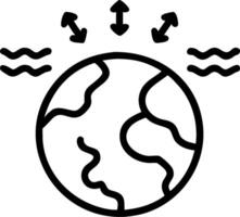 Earth Wind Turbines and Ozone concept as Earth with wind turbines and ozone layer ample copy space symbolizing the role of renewable energy in ozone protection. vector