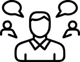 Employee with conflict resolution training concept as An employees profile blended with conflict resolution training activities symbolizing the importance of res vector