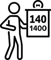 Environmental Quality Manager with Quality Plan and Certificate concept as An image of an environmental quality manager with a quality plan and ISO14001 certific vector