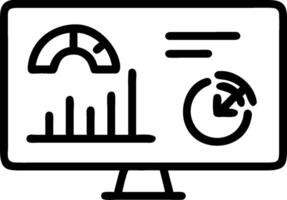 ERP dashboard and analytics icon with copy space for software presentations concept as A visually appealing ERP dashboard and analytics icon with copy space desi vector