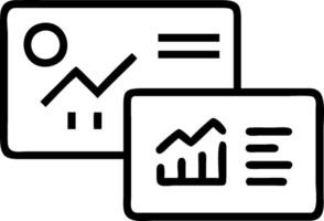 ERP dashboard and report icon with space for text and graphics concept as An illustrative ERP dashboard and report icon featuring ample space for both text and g vector