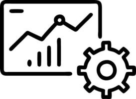ERP icon and analytics symbol with copy space for system ads concept as A visually appealing ERP icon and analytics symbol with copy space designed to enhance sy vector
