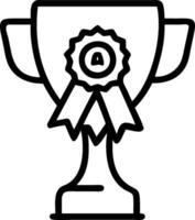 Excellence Ribbon with Medal and Trophy concept as An excellence ribbon with a medal and a trophy set against a whimsical background offering ample space for tex vector