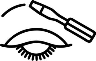 Eyebrow pencil and tweezers icon with copy space for cosmetic presentations concept as A visually appealing eyebrow pencil and tweezers icon with ample copy spac vector