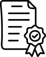 Fact Checker with Document and Truth Badge concept as An image of a fact checker with a document and truth badge set against a whimsical background offering ampl vector