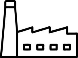 Factory symbol with copy space for print materials concept as A versatile factory symbol with ample copy space suitable for print materials like brochures flyers vector