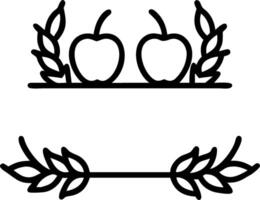 Festive border frame with pumpkins and autumn leaves with copy space. concept as A border frame featuring pumpkins and autumn leaves symbolizing the essence of T vector