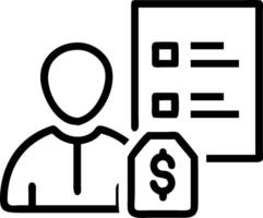 Finance Manager with Spreadsheet and Calculator concept as A finance manager reviewing a spreadsheet and using a calculator set against a dreamy background offer vector