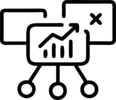 Finance team collaborating on financial forecasting concept as A illustration of a finance team collaborating on financial forecasting using charts and di vector