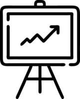 Flip chart and pointer symbol with copy space for training tools concept as A training tools oriented flip chart and pointer symbol with ample copy space ideal f vector