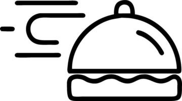 Food delivery illustration with blank area for customizable text concept as A creative depiction of a food delivery illustration featuring a blank area for custo vector