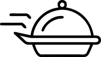 Food delivery symbol with copy space for project planning concept as An artistic rendering of a food delivery symbol with spacious copy space suitable for projec vector