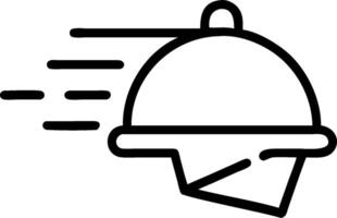 Food delivery symbol with copy space for project planning concept as An artistic rendering of a food delivery symbol with spacious copy space suitable for projec vector