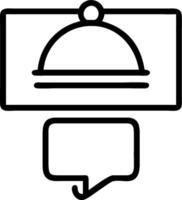 Food delivery symbol with copy space for project planning concept as An artistic rendering of a food delivery symbol with spacious copy space suitable for projec vector