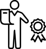 Food Safety Inspector with Certificate and ISO Badge concept as A food safety inspector holding a certificate and an ISO badge set against a whimsical background vector