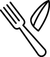 Fork and knife illustration with copy space for advertising concept as A creative fork and knife illustration featuring ample copy space perfect for advertisemen vector