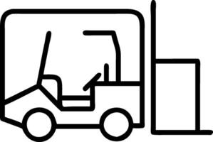 Forklift and a layout optimization diagram symbolizing layout efficiency in double exposure with copy space. concept as A forklift blended with a layout optimiza vector