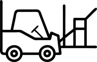 Forklift and a predictive model chart symbolizing predictive inventory management in double exposure with copy space. concept as A forklift blended with a predic vector