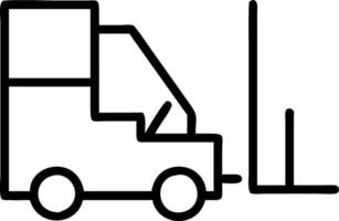 Forklift and a space planning diagram symbolizing efficient warehouse layout in double exposure with copy space. concept as A forklift blended with a space plann vector