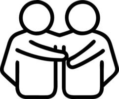 Friends Sharing a Blanket and Comfort concept as Friends sharing a blanket with ample copy space representing the warmth and comfort in friendship. in Photo Stoc vector