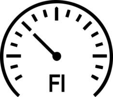 Fuel gauge icon with copy space on a blue background concept as A image of a fuel gauge icon with generous copy space on a blue background ideal for fuel vector