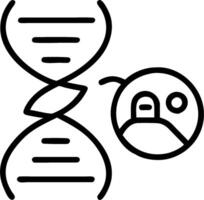 Genetic Health Analytics concept as Utilizing genetic data to provide personalized health insights and predictive analytics in healthcare. in Photo Stock Concept vector