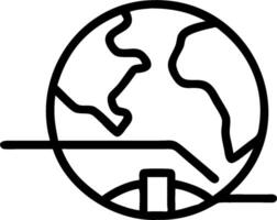 Globe icon with copy space on a tech themed background concept as A image of a globe icon with generous copy space on a tech themed background ideal for g vector