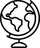 Globe icon with copy space on a tech themed background concept as A image of a globe icon with generous copy space on a tech themed background ideal for g vector