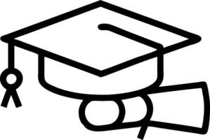 Graduation Cap and Diploma concept as An icon of a graduation cap and diploma set against a clean background offering ample space for text or graphics symbolizin vector