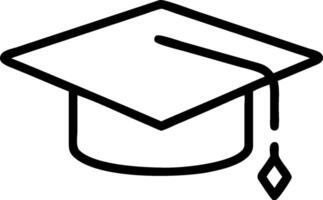 Graduation cap icon with blank area for customizable text concept as A creative depiction of a graduation cap icon featuring a blank area for customizable text i vector