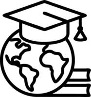 Graduation Cap with Books and Apple concept as A graduation cap with a stack of books and an apple set against a dreamy background offering ample space for text vector