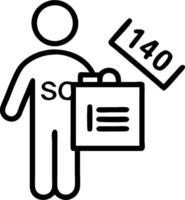 Green Auditor with Checklist and Certification concept as An image of a green auditor with a checklist and ISO14001 certification set against a dreamy background vector