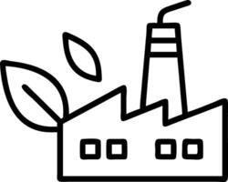Green energy symbol and a solar farm symbolizing renewable power generation with ample space for text. concept as A green energy symbol and a solar farm represen vector