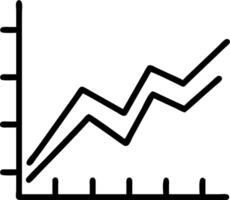 Graph icon with copy space on a minimalist background concept as A image of a graph icon with generous copy space on a minimalist background ideal for bus vector