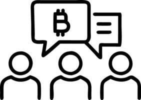 Group Discussing Cryptocurrency Regulations concept as A diverse team of professionals debates upcoming cryptocurrency regulations in a conference room. in Photo vector