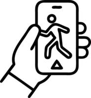 Health and Wellness Tracking Apps concept as A person tracking their daily health and wellness activities using a mobile app to maintain a balanced lifestyle. in vector